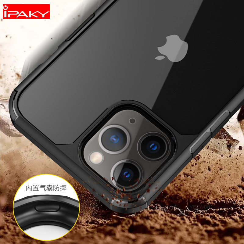 Aplicable a Apple 12promax teléfono móvil Shell transparente iPhone12pro funda protectora resistente a la caída 12mini nuevo shell