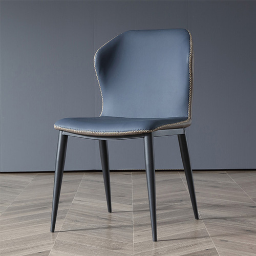 Nordic dining chair for home, Instagram influencer style back chair, lightweight luxury, minimalist modern leisure chair, wrought iron butterfly leather chair