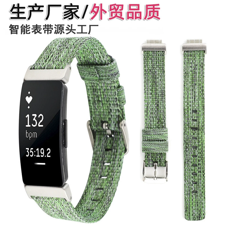 Fitbit вдохновляет нейлоновый ремешок вдохновляет HR холст часы ремешок джинсовой браслет