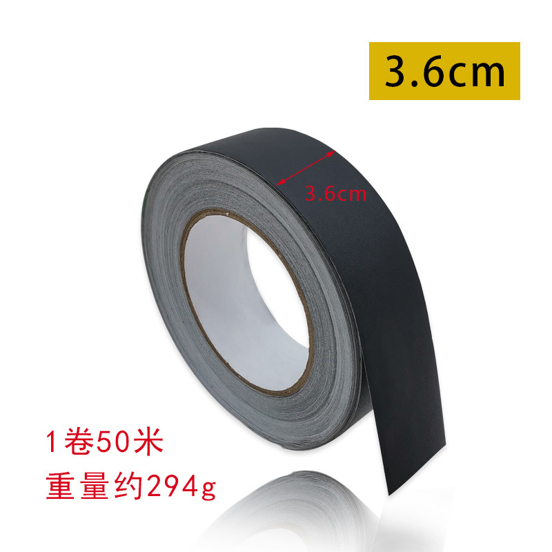 50 m esmerilado de PVC Boeing Película autoadhesiva Cinta Negra marco de fotos Marco de imagen decoración del tablero impermeable 6cm4 tamaños