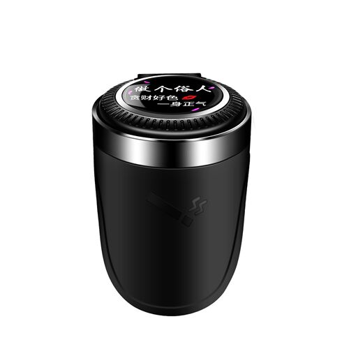 Car ashtray, car accessories, creative personality, multi-function, universal one-click opening, car ashtray with light, car ashtray