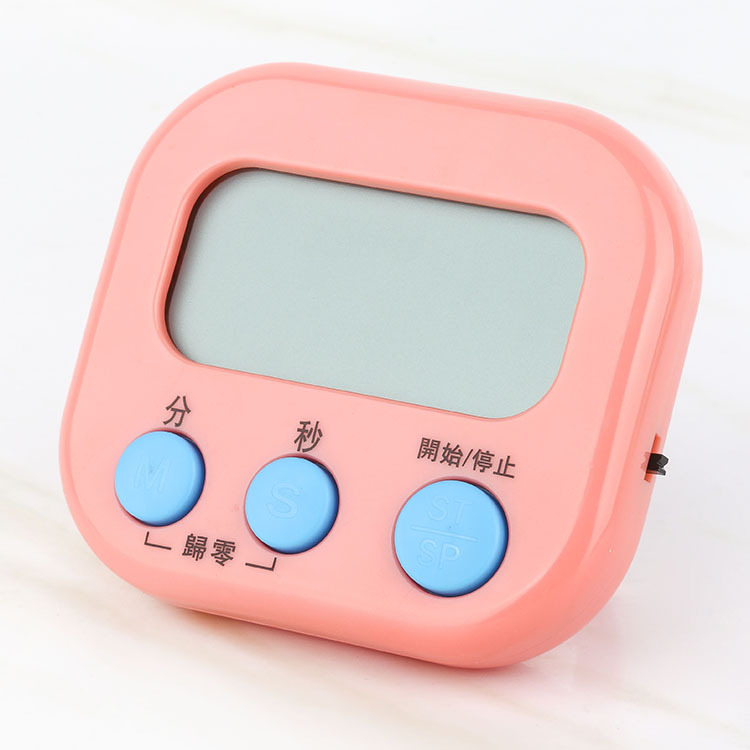 Temporizador de cocina recordatorio pregunta gestión del tiempo aprendizaje del estudiante examen de entrada de postgrado para hornear reloj de alarma mudo Mesa invertida