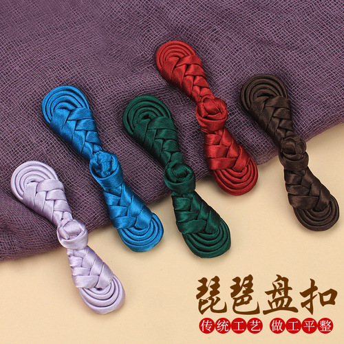 Pan buckle buttons retro decoration solid pipa handmade cheongsam buttons ethnic style Chinese top accessories wholesale for women