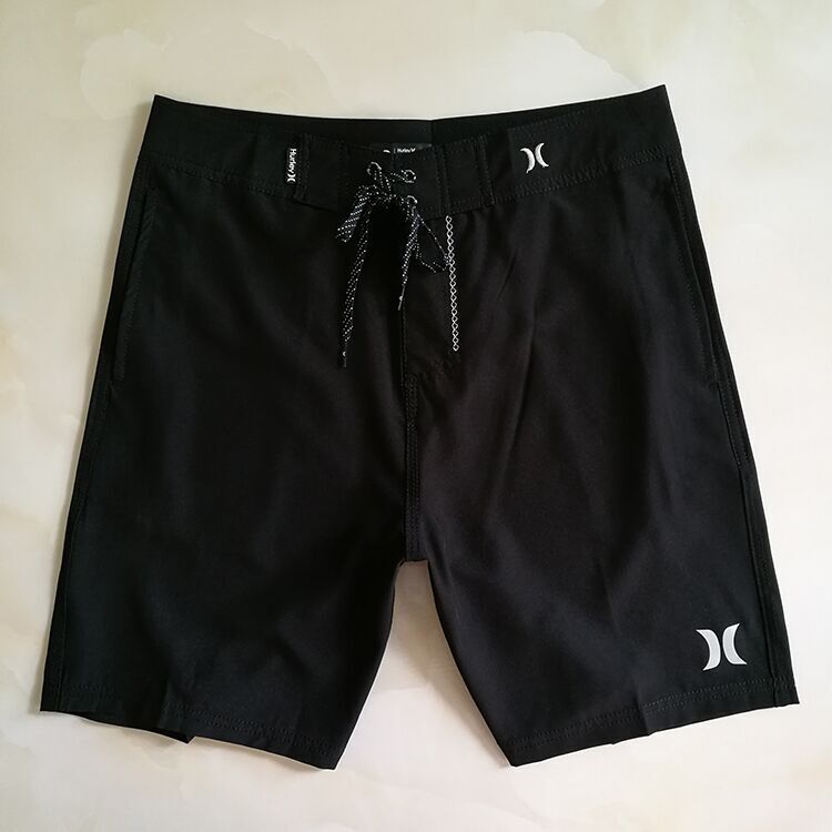 Harbor Hurley Beach Pants Men's Pure Black Raw Single Quick-drying Casual Stretch Fitness Swimming Surfing Hot-selling Swimming Pants