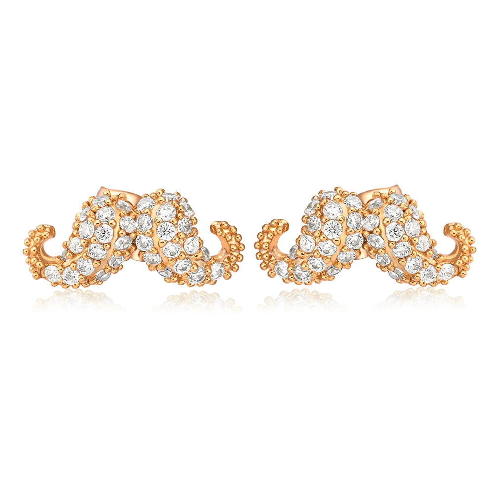 Ретро серьги, цирконий, европейский стиль, микро инкрустация, Aliexpress