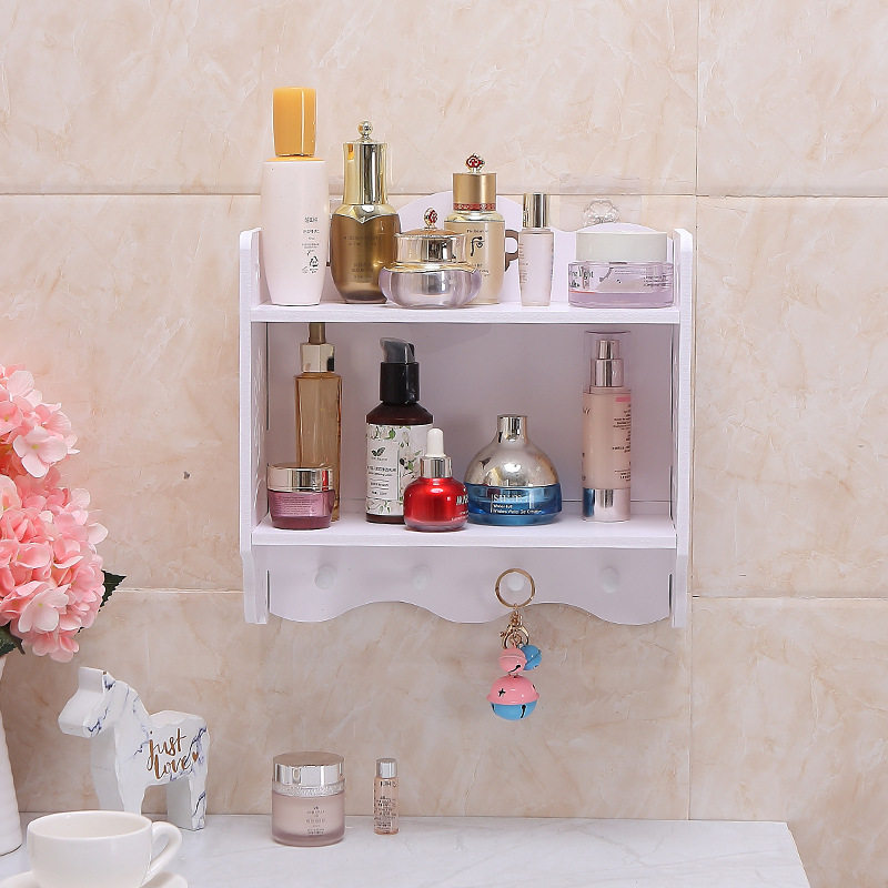 Creativo nuevo Punch-libre montado en la pared rack de almacenamiento dormitorio sala de estar baño cosméticos organización rack de almacenamiento