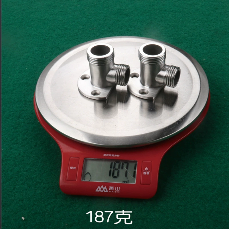 Mounted surface mount connector stainless steel