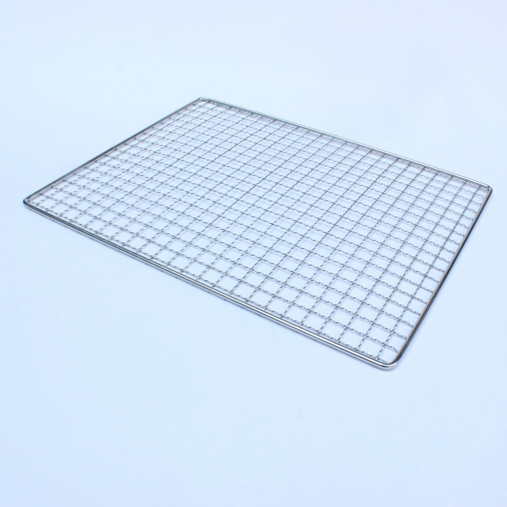 Сетка для барбекю, оцинкованная сетка для барбекю, утолщенная сетка для барбекю, сетка для барбекю из нержавеющей стали, квадратная сетка для барбекю, оптом