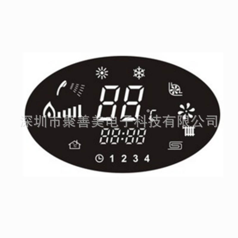 LED圆形数码管 热水器数码显示屏 数码屏 LED数码彩屏|ms
