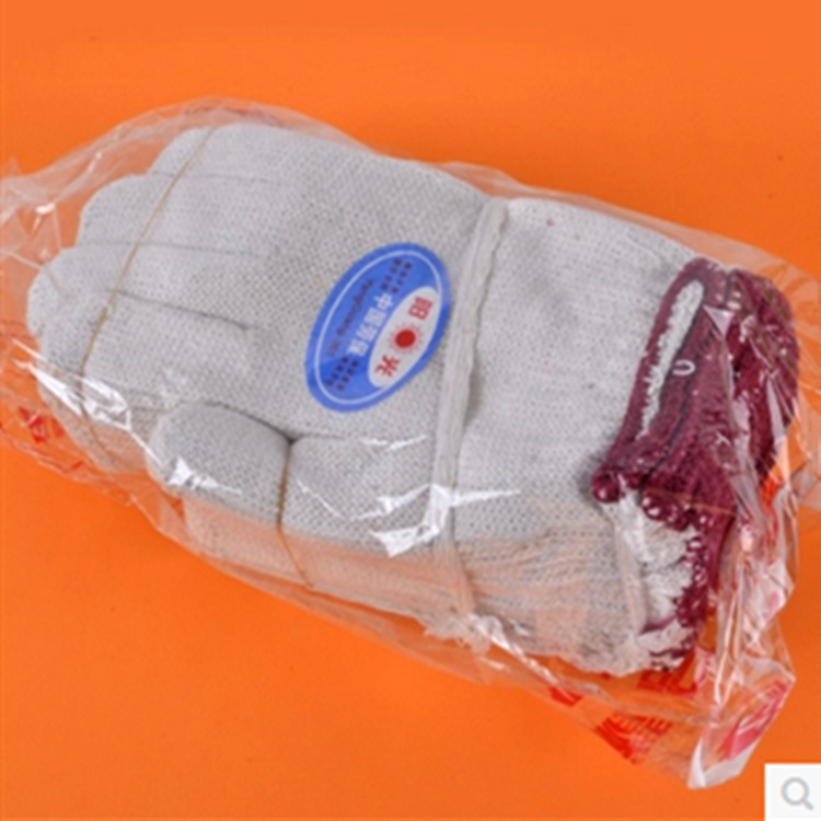 Wholesale cotton gloves white roving cotton thread work wear-resistant durable protective gloves work labor protection cotton hand
