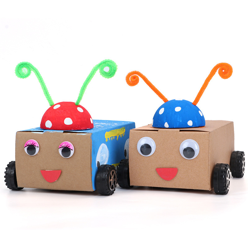 Sweeping robot creative vacuum cleaner science experiment student science and technology small production small invention handmade material package