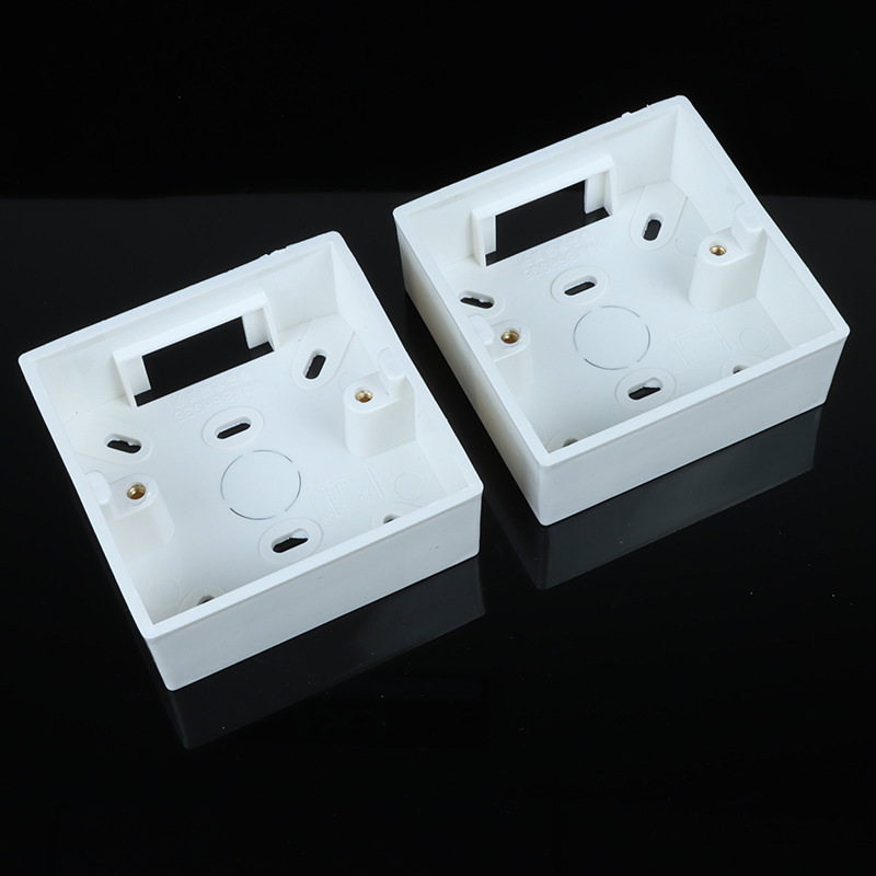 PVC surface-mounted box, surface-mounted switch box, wire box base box, surface-mounted box, 3.5cm, 4.5cm surface-mounted box