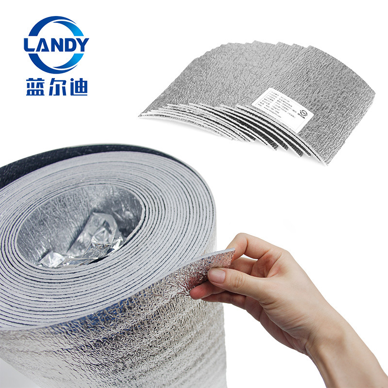 批发室外防裂隔热保温EPE棉隔音板保温层铝膜包装防震隔热垫