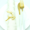 High-end paper napkins, tableware, golden jewelry, Birthday gift