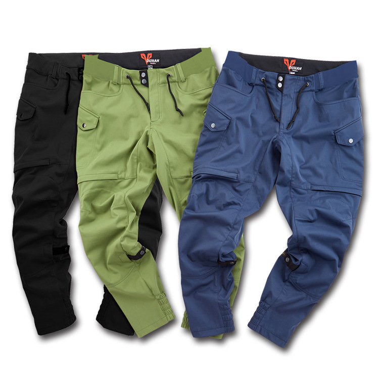 DUHAN New Fashionable Functional Cycling Pants Breathable Drop-resistant Waterproof Built-in Lightweight Knee Pad Riding Equipment