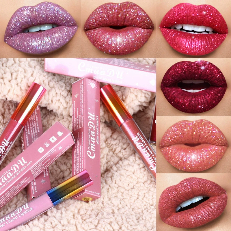Shiny matte metal moisturizing comfortable lip gloss, internet celebrity