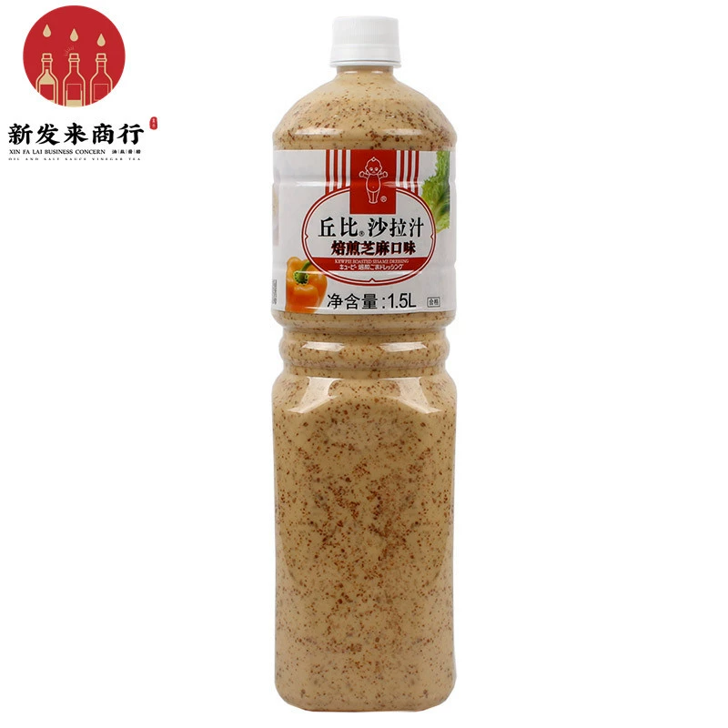 [6 бутылок*1,5 л] Салатный соус Kewpie со вкусом кунжута