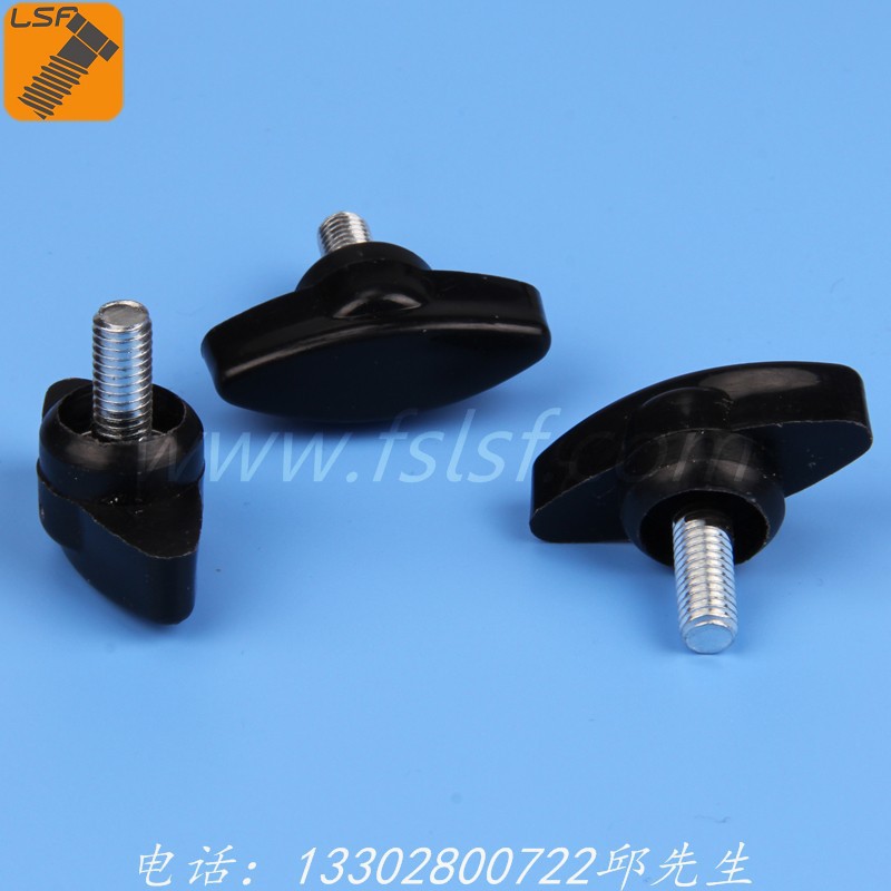 现货供应35#一字胶头螺丝m8*15 不锈钢胶头螺丝 手拧包胶螺丝