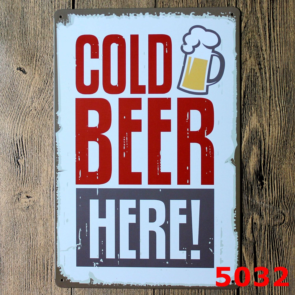 Коктейль VIP Beer Iron Painting оптом Декорация для бара, спальни, KTV, ресторан и заведение