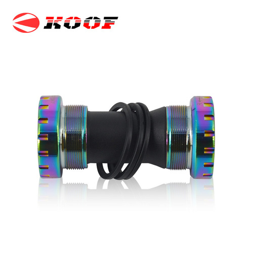 Hanhongxin Mountain Road Bicycle Chainring Hollow One-Piece Chainring Threaded 68-73 Bottom Bracket