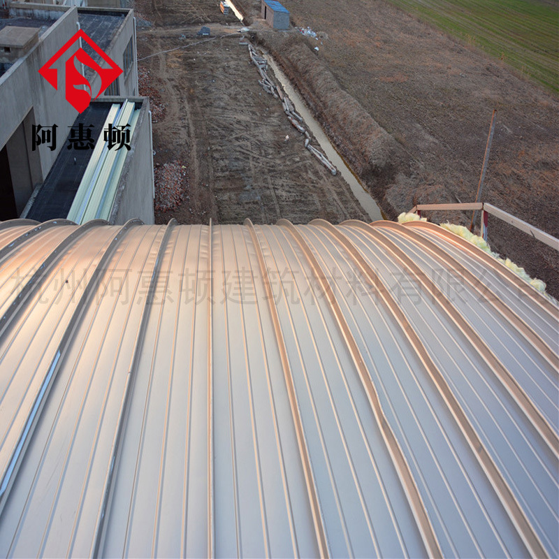 直立锁边金属屋面板 0.8mm厚 65-430铝镁锰合金屋面系统