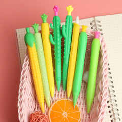 Creative cartoon pencil fruit shape pineapple automatic pencil cute fresh automatic pencil