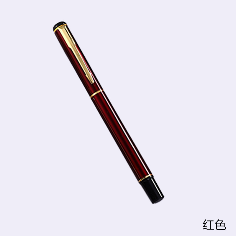 Bolígrafo de metal oficina de negocios pluma de gel Logotipo de letras en stock negocio publicidad regalo pluma firma pluma