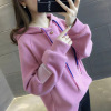 Spring autumn set, scarf, sweatshirt, hoody, universal jacket for elementary school students, loose fit, wholesale, Korean style