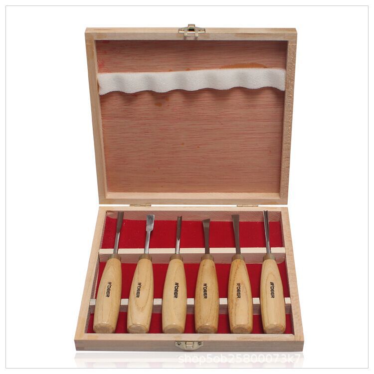 Suministro directo suministro feilu 12-pieza cuchillo de talla conjunto talla cincel RT-M112 madera talla herramienta DIY cuchillo de talla