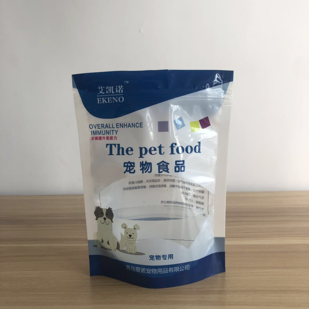 定 制狗粮猫粮自立自封袋 高温蒸煮鲜肉猫条包装袋 宠物食品袋