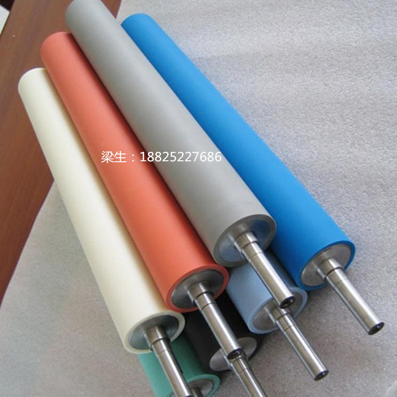 包覆机配件硅胶轮包胶 包覆机平面胶轮换胶维修