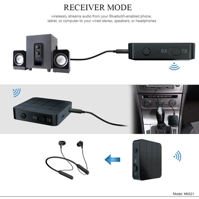 KN321 Bluetooth 5.0 Audio: Bluetooth Hands-free dəstləri