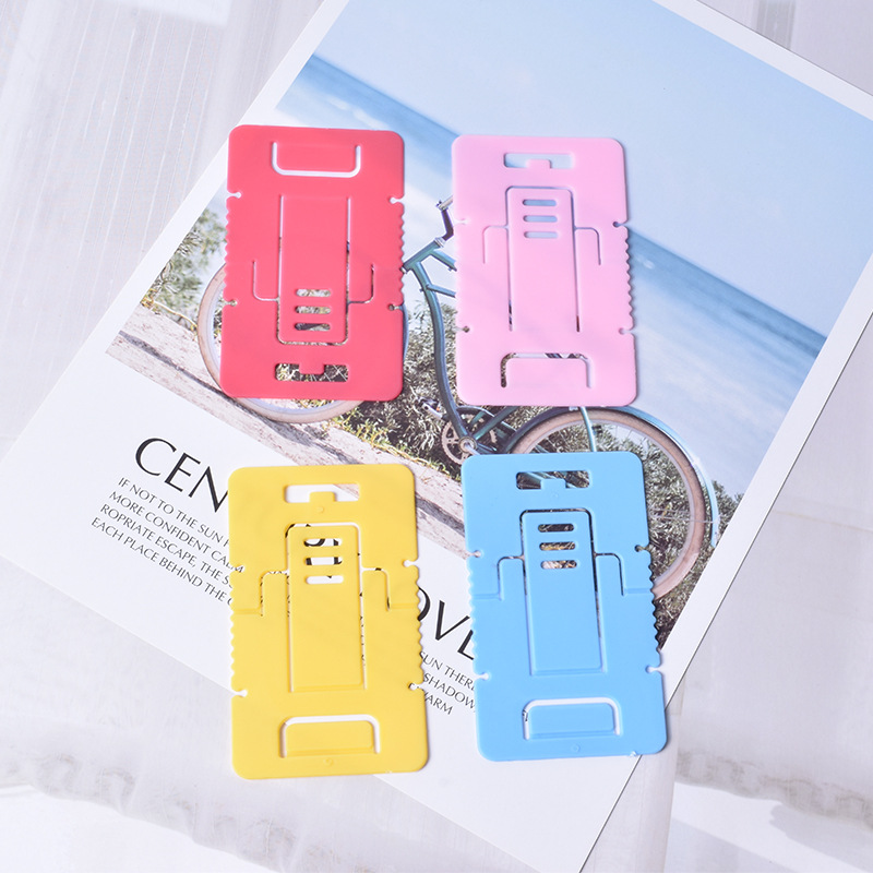 Tarjeta creativa soporte de teléfono móvil tarjeta plegable perezoso escritorio teléfono móvil soporte universal personalizable LOGO regalo