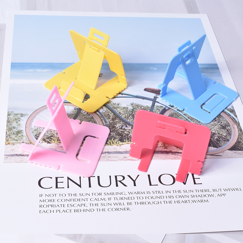 Tarjeta creativa soporte de teléfono móvil tarjeta plegable perezoso escritorio teléfono móvil soporte universal personalizable LOGO regalo
