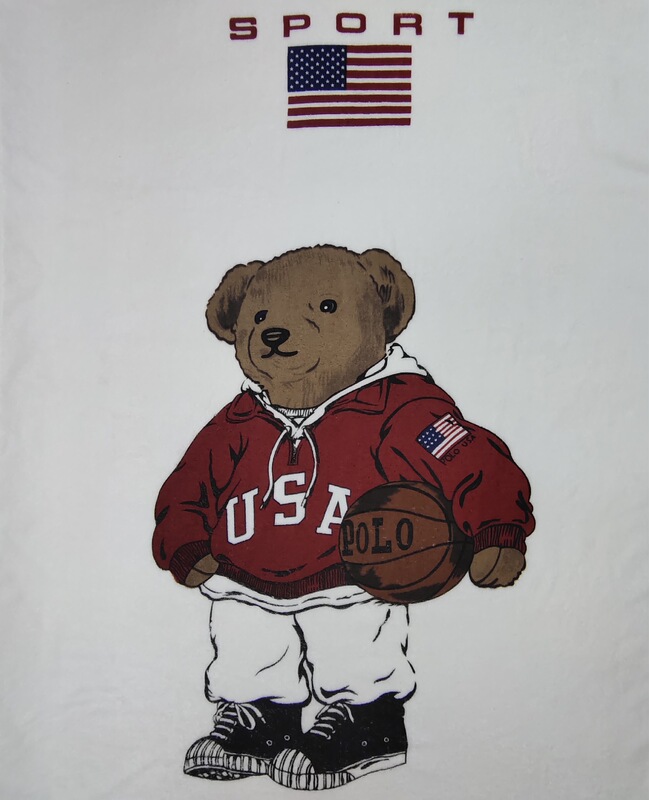 Export to Japan foreign trade original single POLO teddy bear cotton thick large bath towel