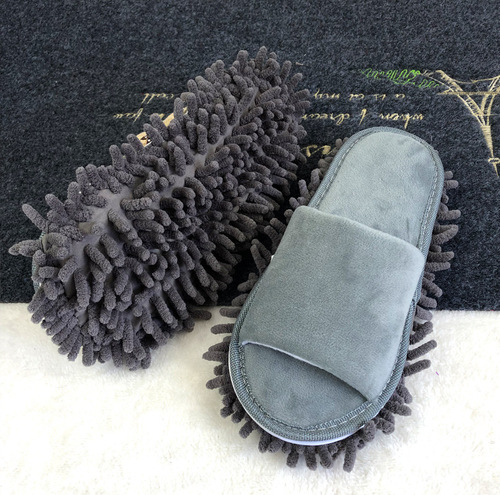 Manufacturer can add logo, lazy floor mopping and sweeping slippers, home mopping wooden floor slippers cover, cross-border
