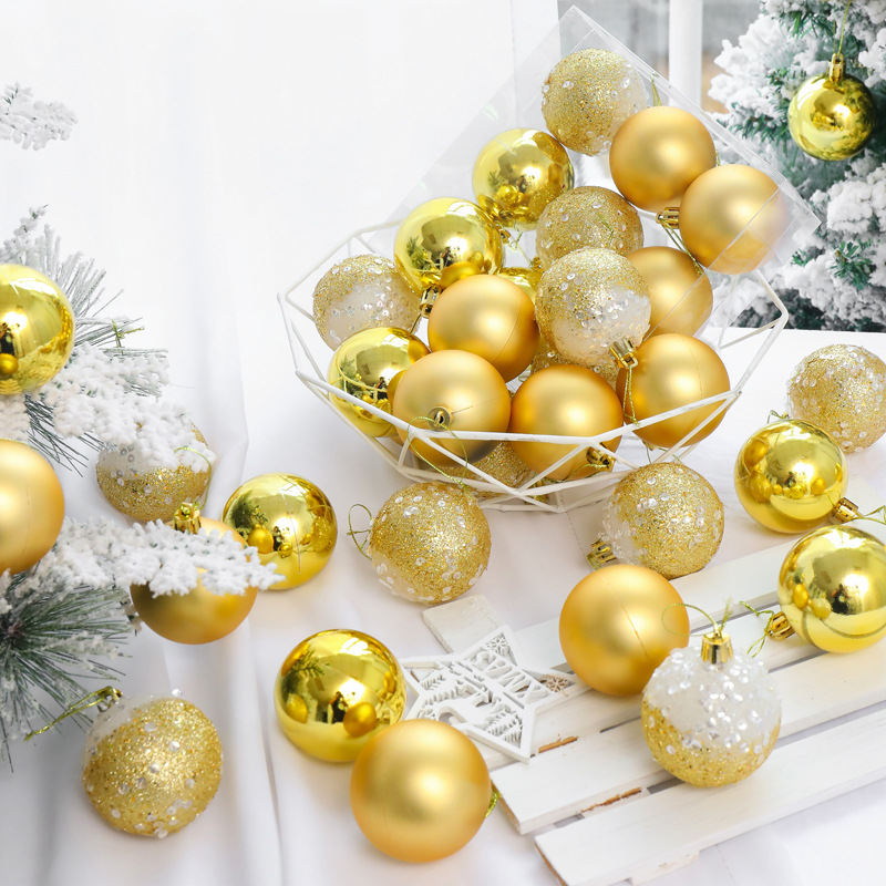 Hong Kong Heng 6cm9 BOLA DE Navidad azul BOLA DE Navidad árbol de Navidad decoración regalo en caja de Navidad BOLA DE Navidad
