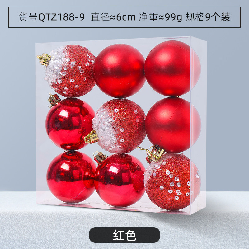 6cm Rojo 99g/9 PCs