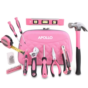 Apollo 21 -peece Pink Ladies Package Diy Ремонт дома и декоративные наборы пакетов инструментов