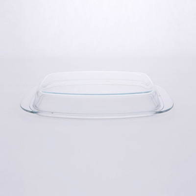 Baking tray household Binaural rectangle Microwave Oven oven Dish Steamed fish barbecue baking Rice dish