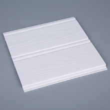 生态木双100浮雕板白色木纹幼儿园墙裙护墙板墙面防撞防水装饰板