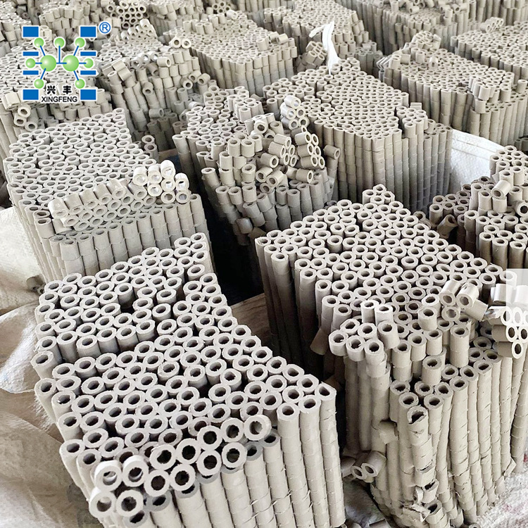 供应纯手工的陶瓷拉西环12mm / 陶瓷塔填料专用 小拉西环填料