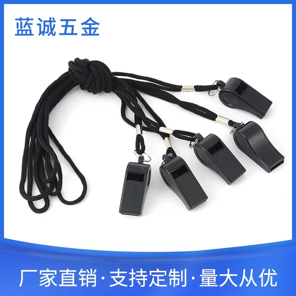 Plastic Whistle, Children's Toy Plastic Whistle, Sports Referee Training Whistle with Lanyard, Portable Design