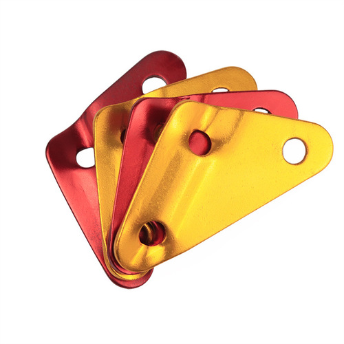 Large outdoor aluminum alloy triangle buckle tent canopy windproof rope anti-slip sheet drawstring buckle triangle sheet adjustment buckle