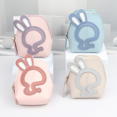 Korean Little Rabbit Coin Purse Female Sweet Lady Mini Storage Bag Key Pendant Coin Bag Wholesale