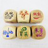 Creative large wooden housework dice scenic spot tourism crafts, wooden color souvenirs