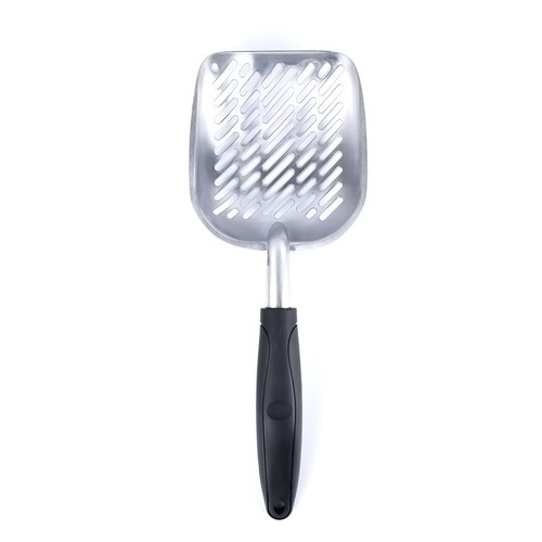 Alloy cat litter shovel, anti-fall, durable, hollow poop shovel, quick cleaning poop shovel artifact, poop picking up cat shovel manufacturer wholesale