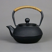 铁壶 厂家直销 无涂层泡茶煮茶日式壶 小丁0.9升 铸铁壶 有过滤网