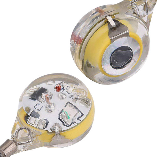Weihe Button Fish Lure Light 2.5cm2.3g Electronic LED Underwater Fish Gathering Light Luminous Light Lua Fishing Bait Light