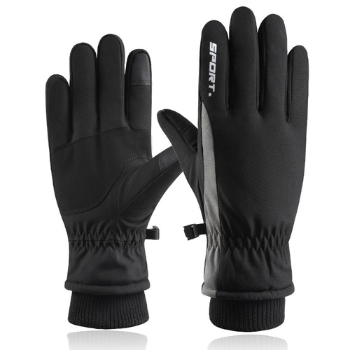 Winter products outdoor cycling sports winter skiing warm gloves men's cycling touch screen non-slip windproof and waterproof
